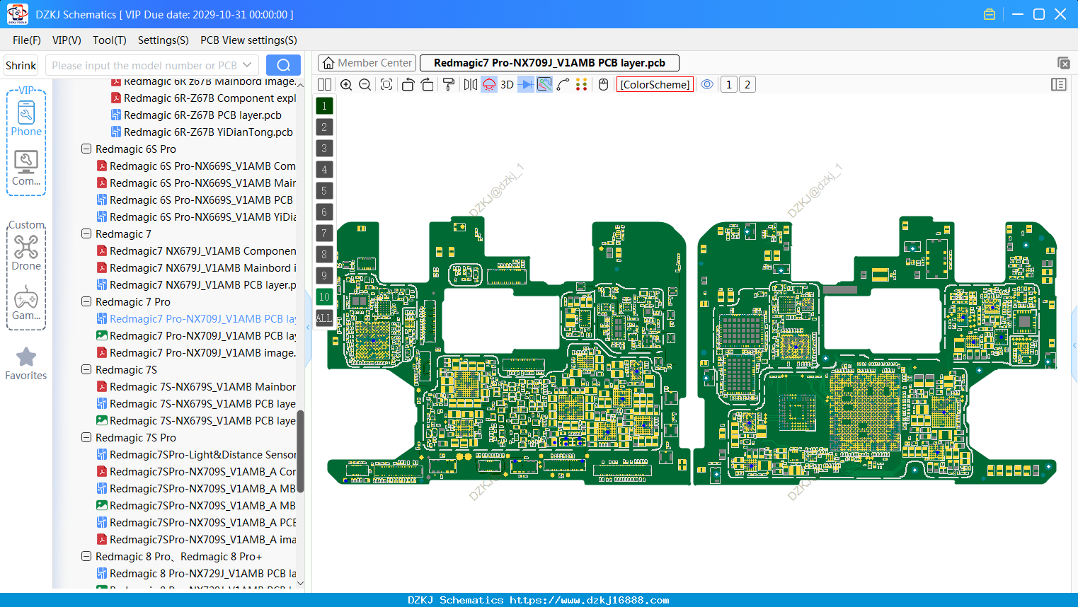Nubia Redmagic7 Pro-NX709J_V1AMB PCB Layer